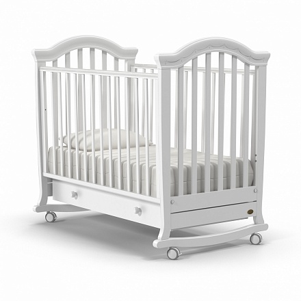 Детская кровать Nuovita Perla dondolo, цвет - Bianco/Белый 